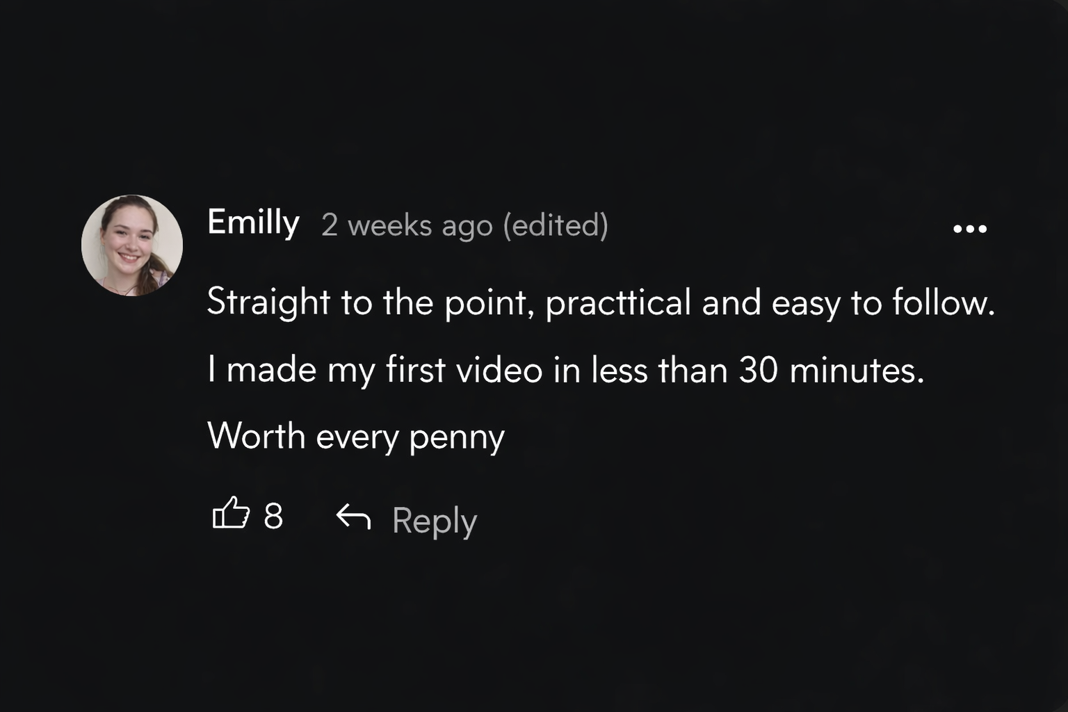 Testimonial from Ryan